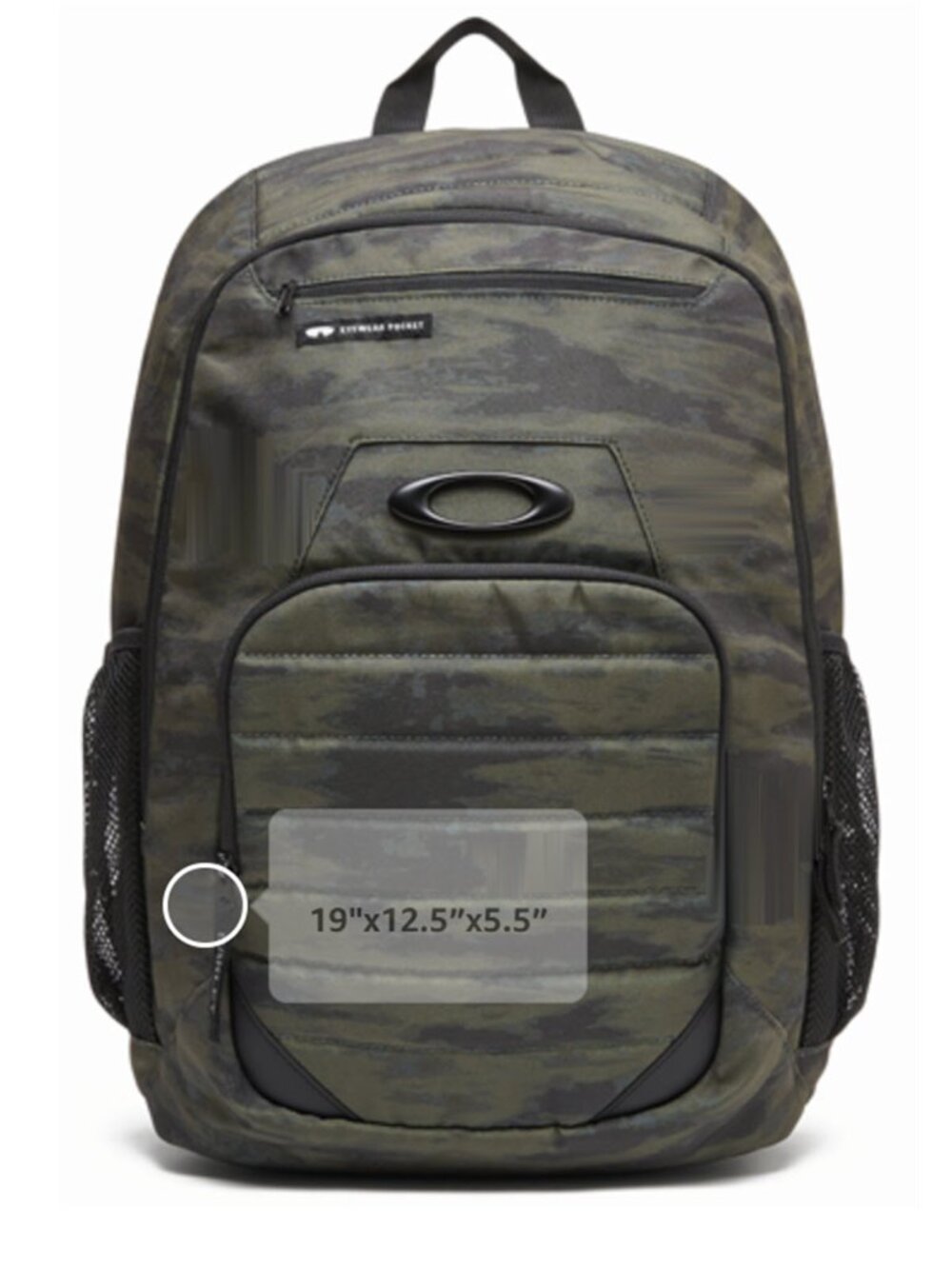 Oakley Backback / Laptop / Travel Bag Camo Green - NEW - Picture 8 of 11